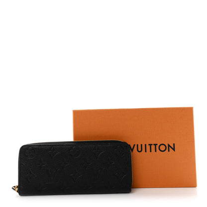 Louis Vuitton Empreinte Clemence Wallet Black 7 of 7