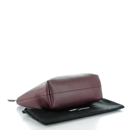 Saint Laurent Calfskin Large Shopping Tote Bordeaux 5 of 10
