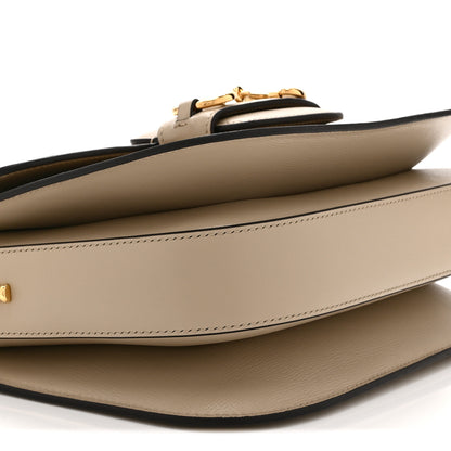 Gucci Azalea Calfskin Horsebit 1955 Shoulder Bag  Oatmeal 10 of 11