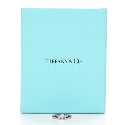 Tiffany 18K White Gold Diamond Elsa Peretti Wedding Band Ring 3 6 of 6
