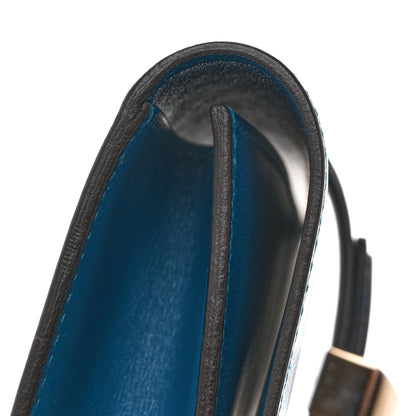 Hermes Tadelakt Medor 23 Clutch Bleu Izmir 11 of 14