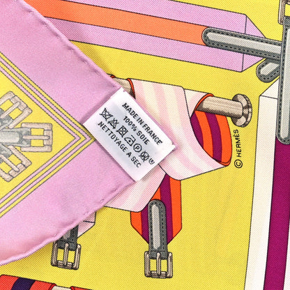 Hermes Silk Les Sangles Finesse Scarf 45 Multicolor 3 of 3