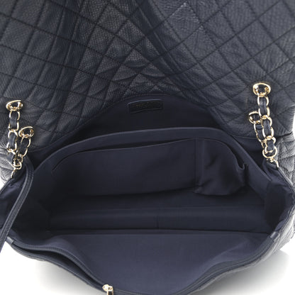 Chanel Calfskin Quilted XXL Travel Flap Bag Navy 5 of 12