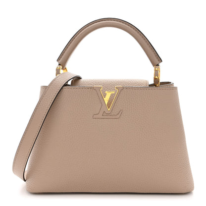 Louis Vuitton Taurillon Capucines BB Galet 1 of 9