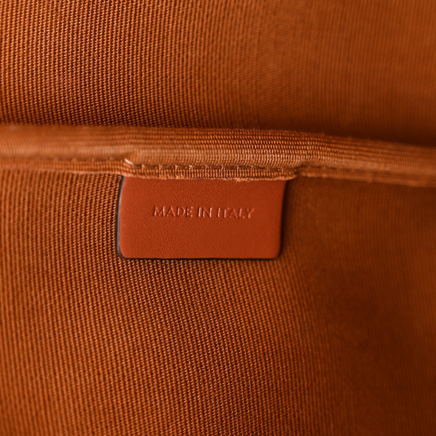 Celine Triomphe Canvas Calfskin Medium Bucket Bag Tan 6 of 15