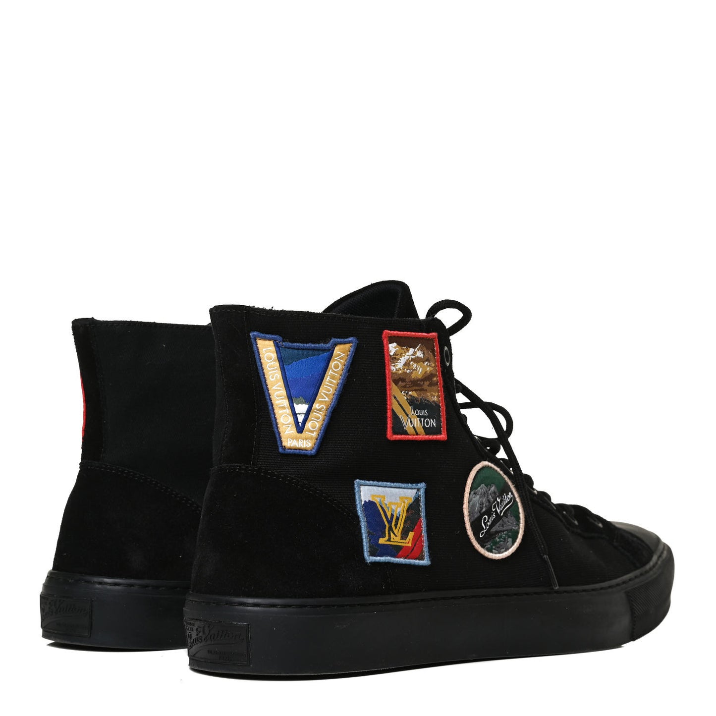 Canvas Alps Tattoo Sneaker Boots 9 Black