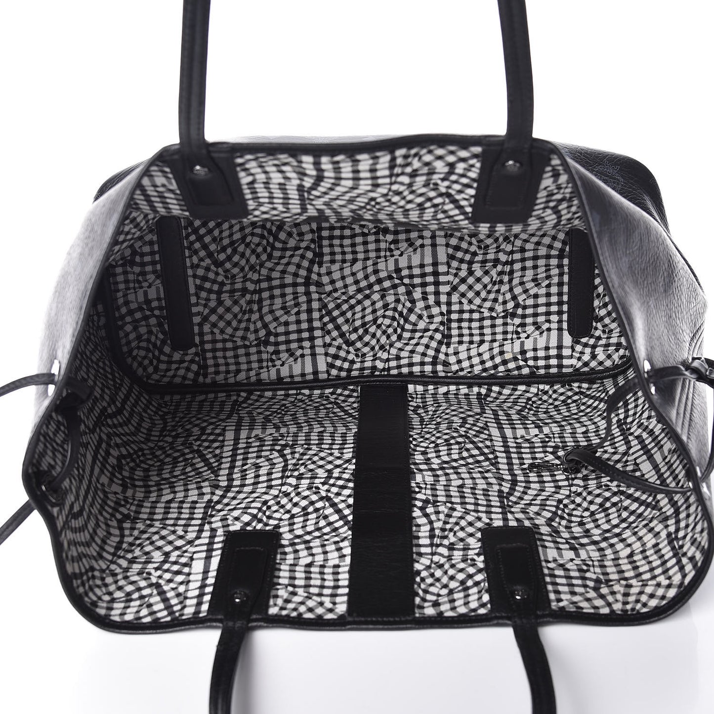 Visetos Large Liz Reversible Shopper Tote Black