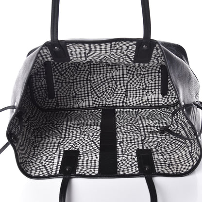 MCM Visetos Large Liz Reversible Shopper Tote Black 8 of 22