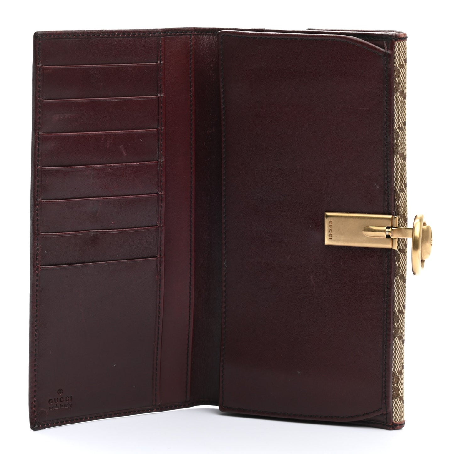Monogram Horsebit Continental Wallet Dark Brown