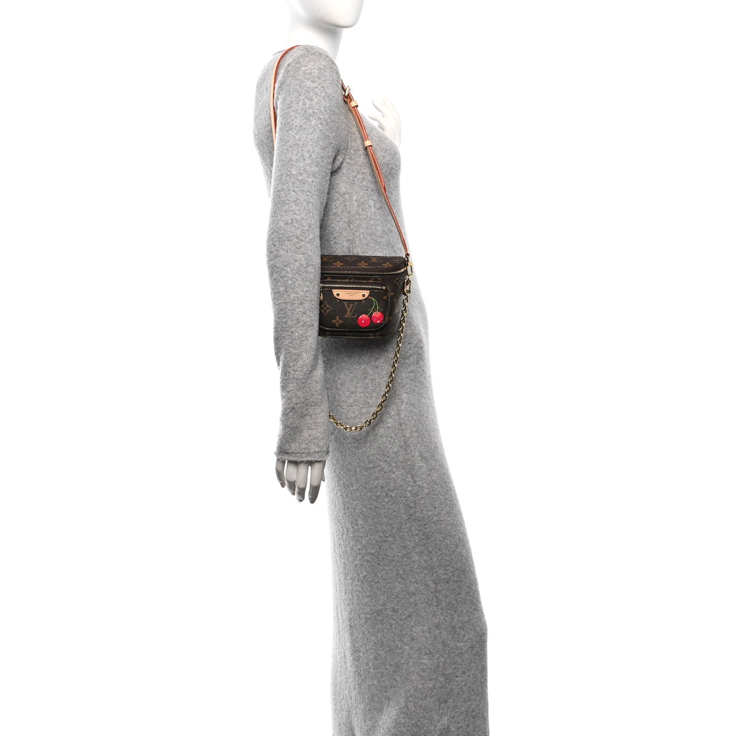 LV X TM Monogram Cerises Mini Bumbag