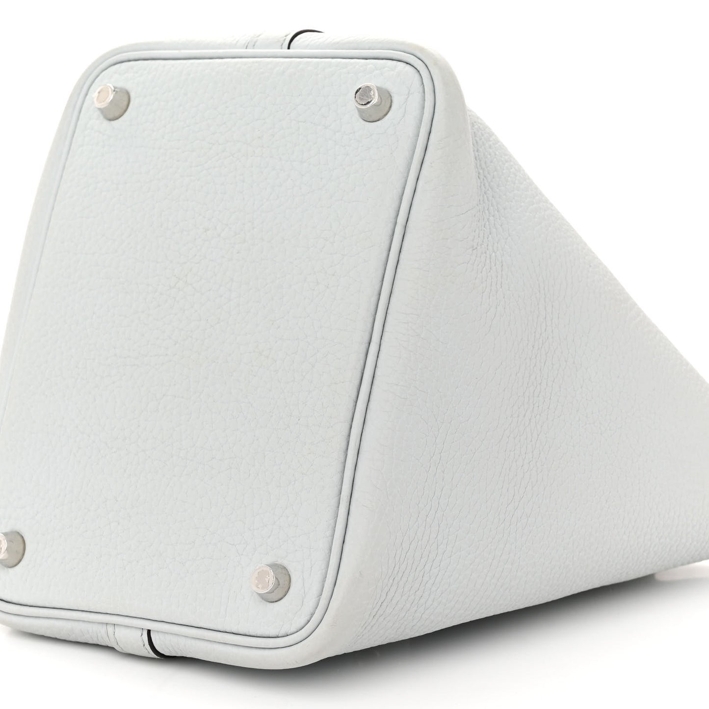 Taurillon Clemence Picotin Lock 18 PM Bleu Pale