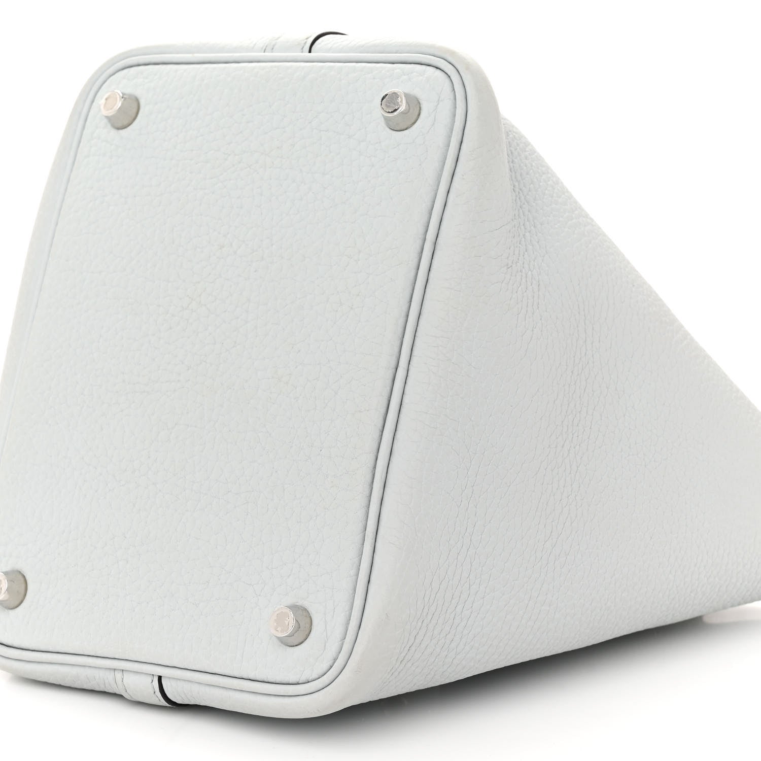 Hermes Taurillon Clemence Picotin Lock 18 PM Bleu Pale 10 of 11