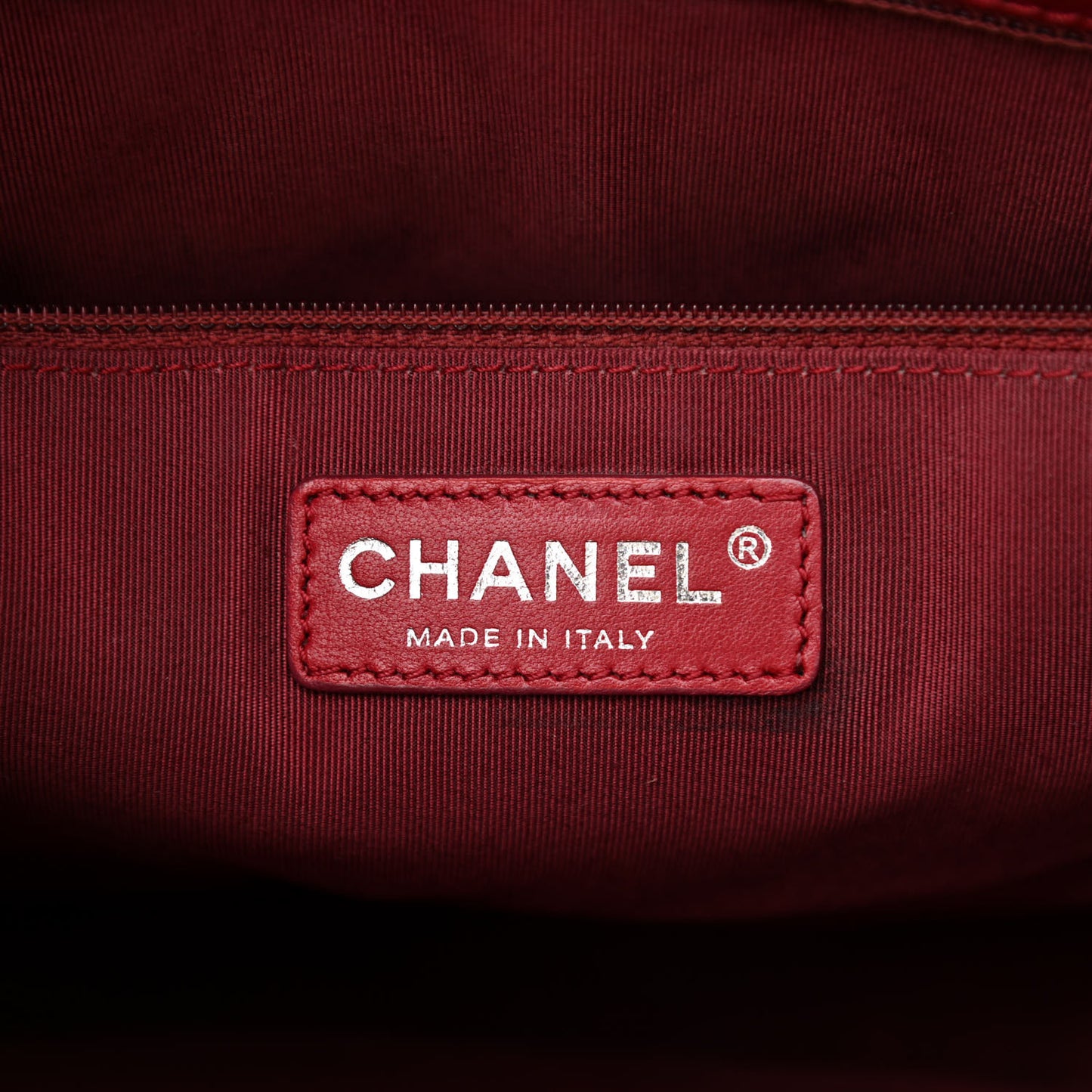 Caviar Quilted Grand Shopping Tote GST Red