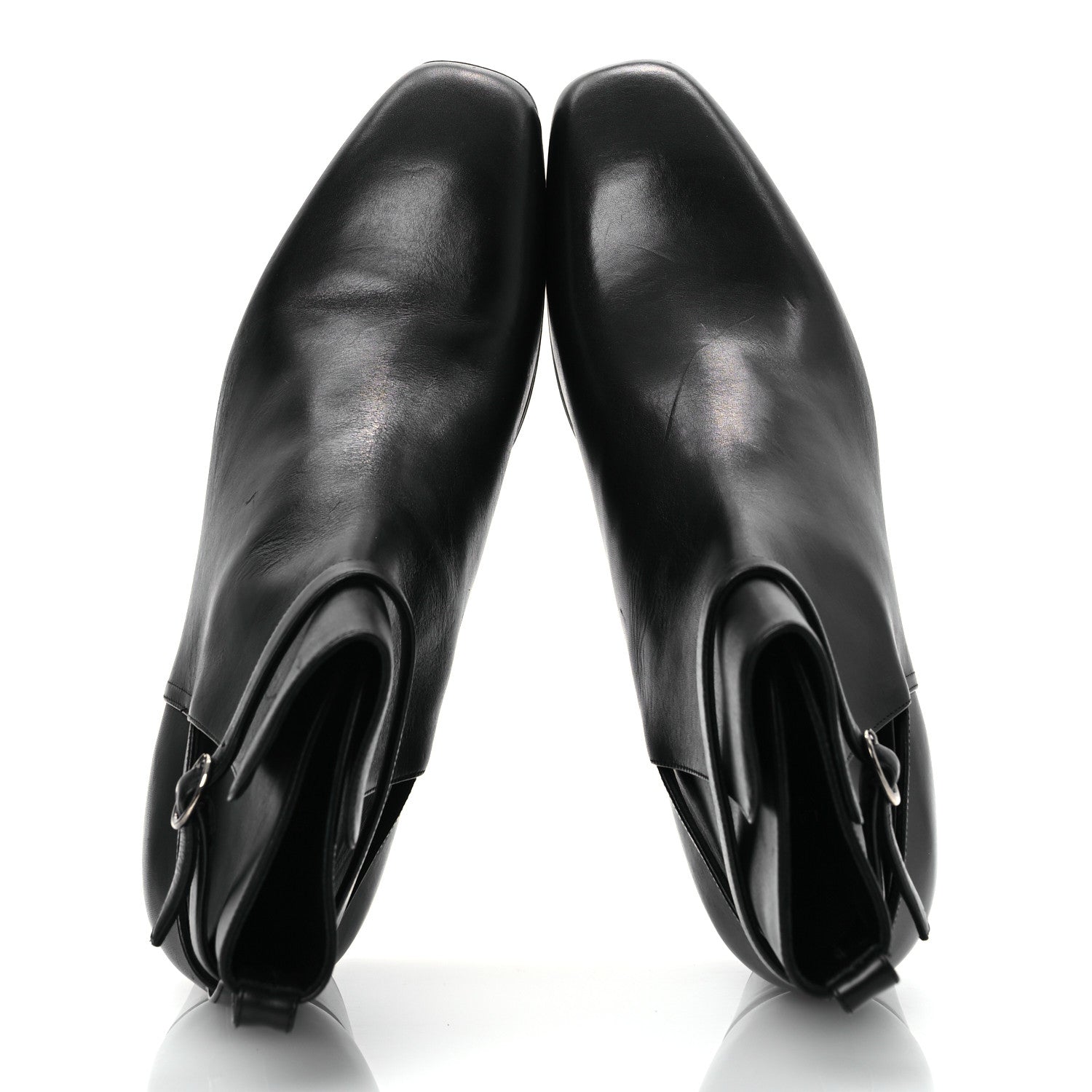 Saint Laurent Calfskin Mens Terry 45 Boots 42 Black 2 of 14