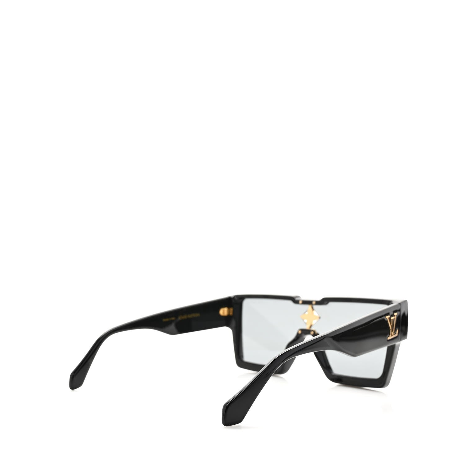 Louis Vuitton Acetate Cyclone Sunglasses Z1578E Black 4 of 8