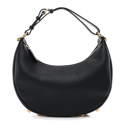 Fendi Vitello Grace Matte Small Fendigraphy Hobo Bag Black 1 of 12