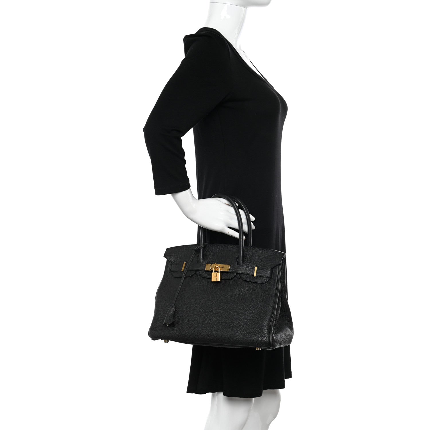 Hermes Togo Birkin 30 Black 2 of 10