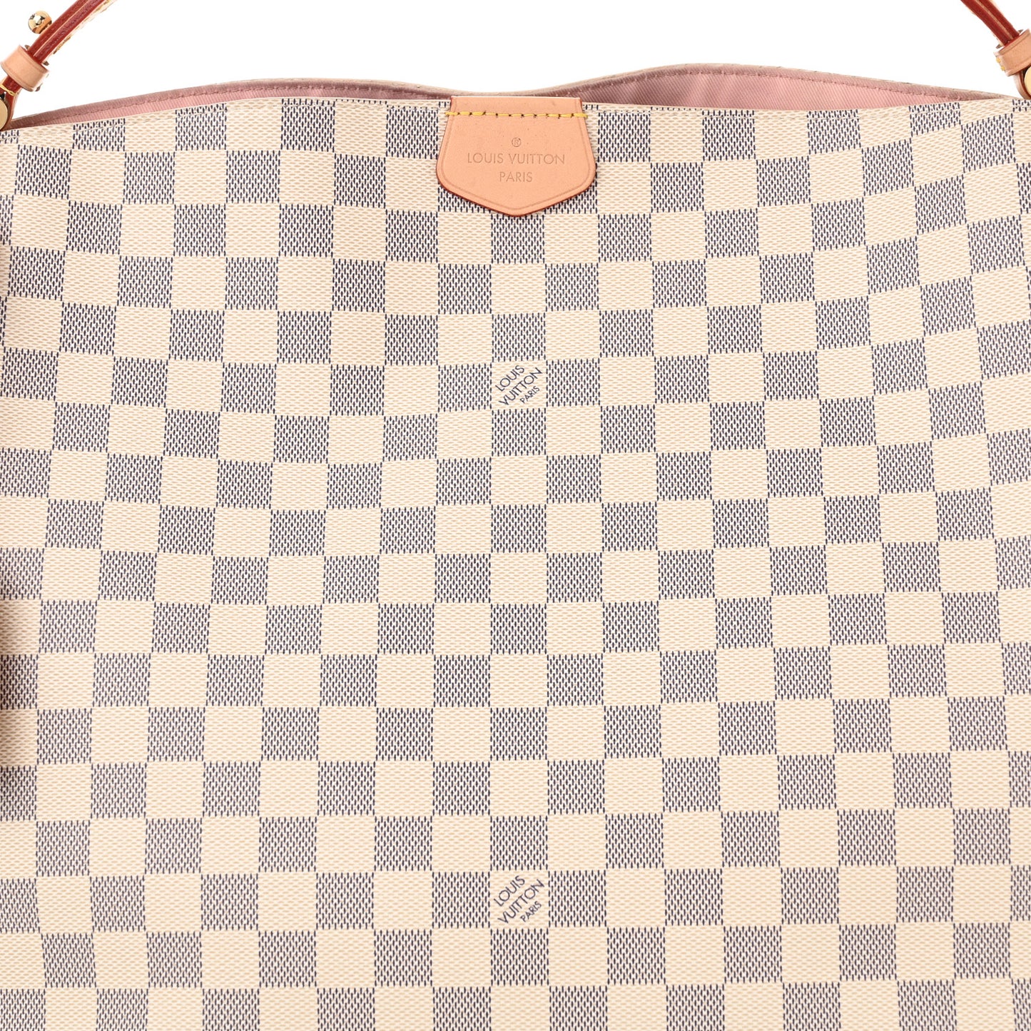 Damier Azur Graceful MM Rose Ballerine