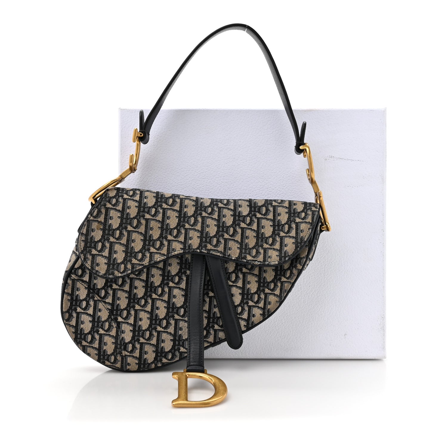 Oblique Saddle Bag Blue