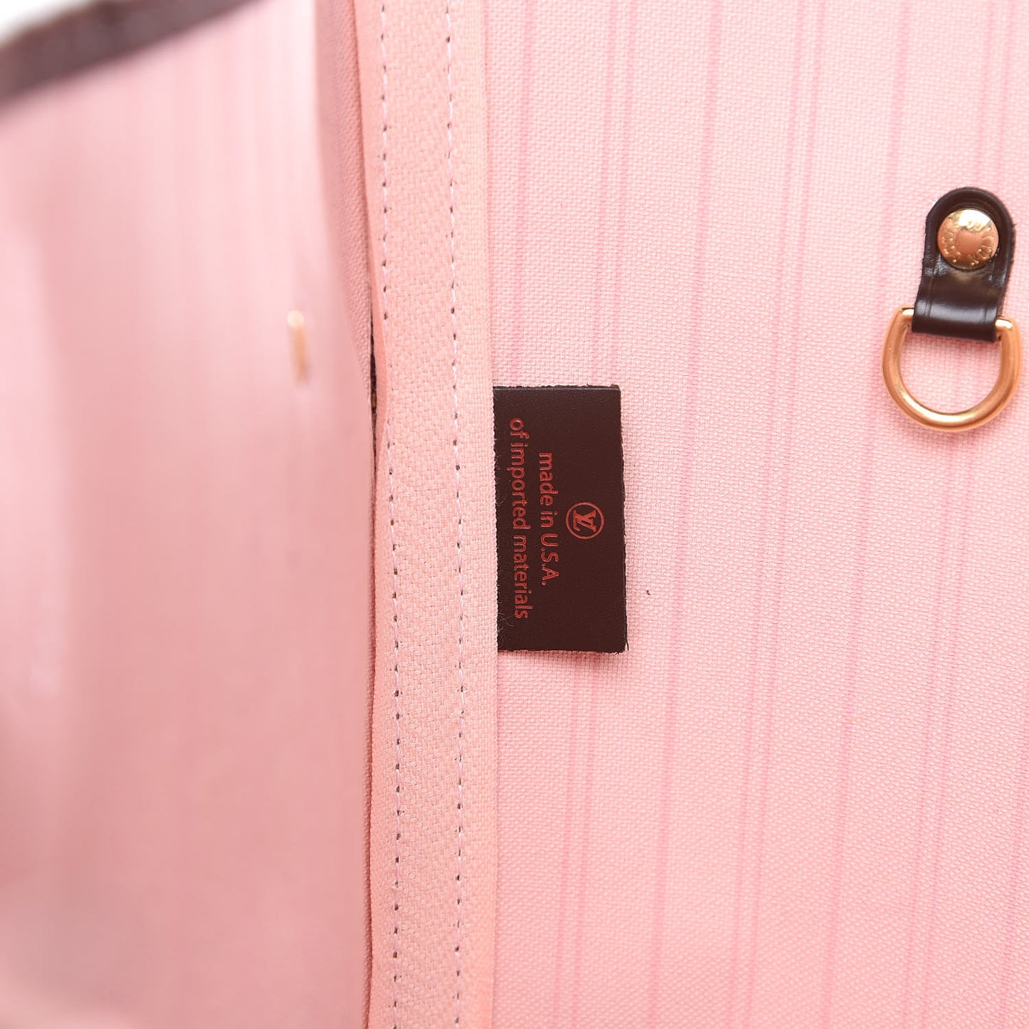 Damier Ebene Neo Neverfull MM Rose Ballerine