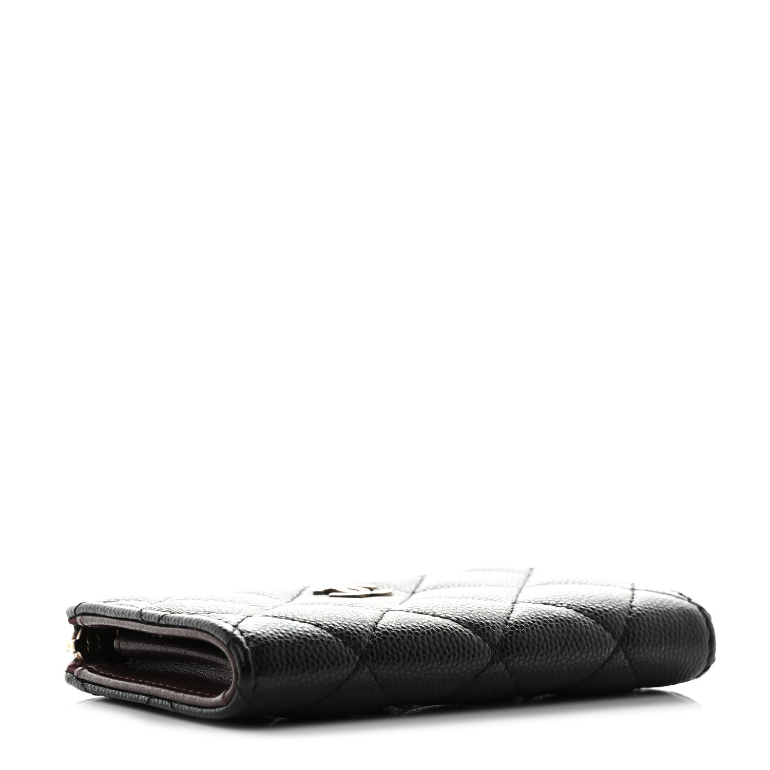 Chanel Caviar Quilted Zipped Key Holder Case Black 4 of 11
