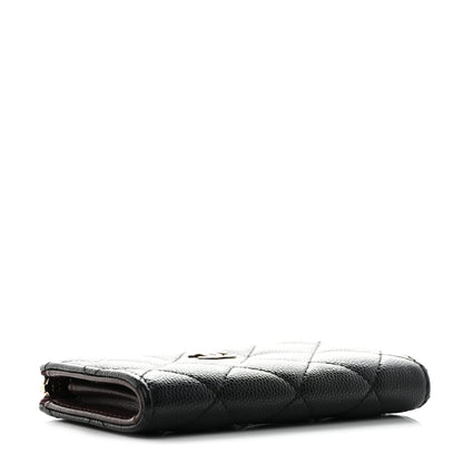 Chanel Caviar Quilted Zipped Key Holder Case Black 4 of 11