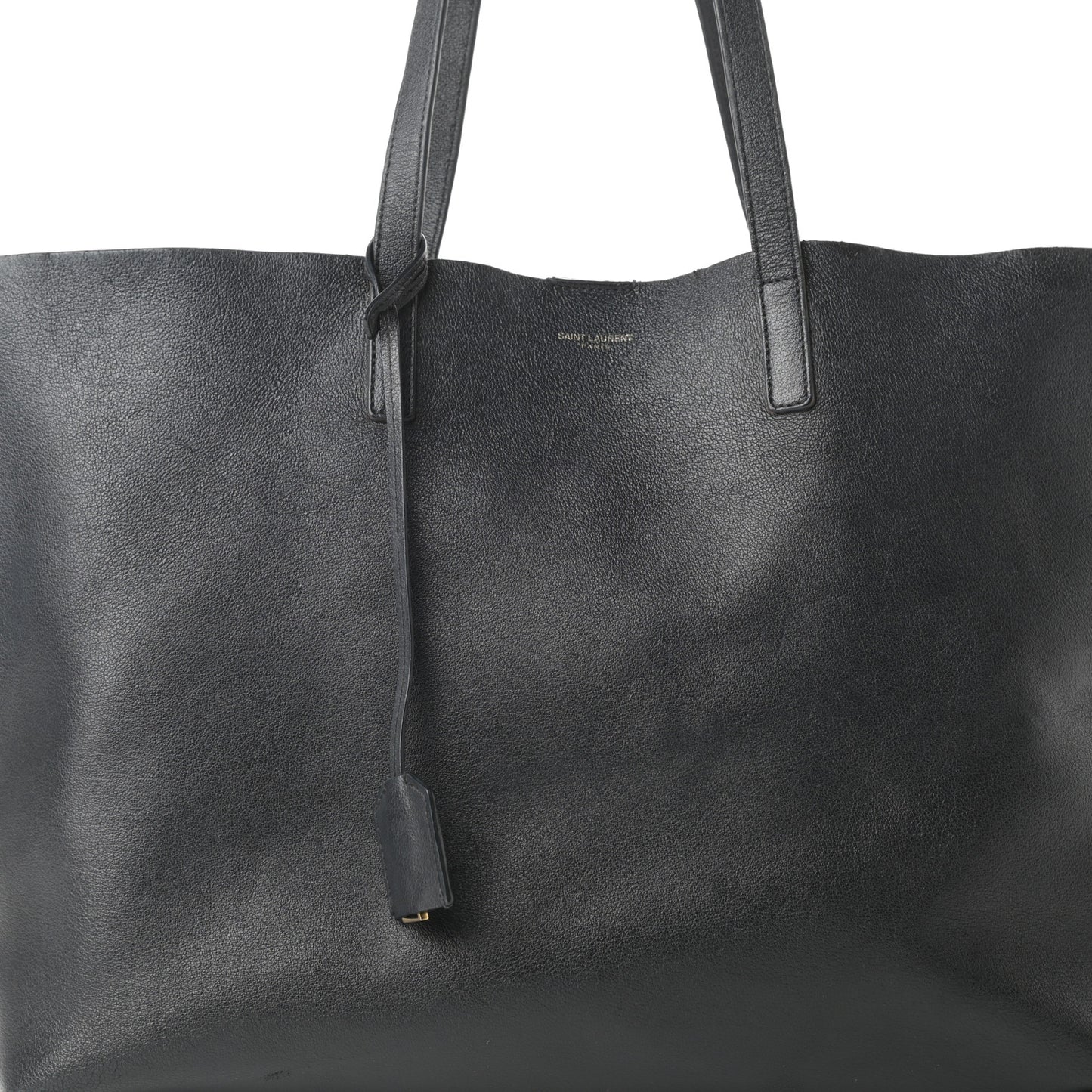 Calfskin Large Shopping Tote Black
