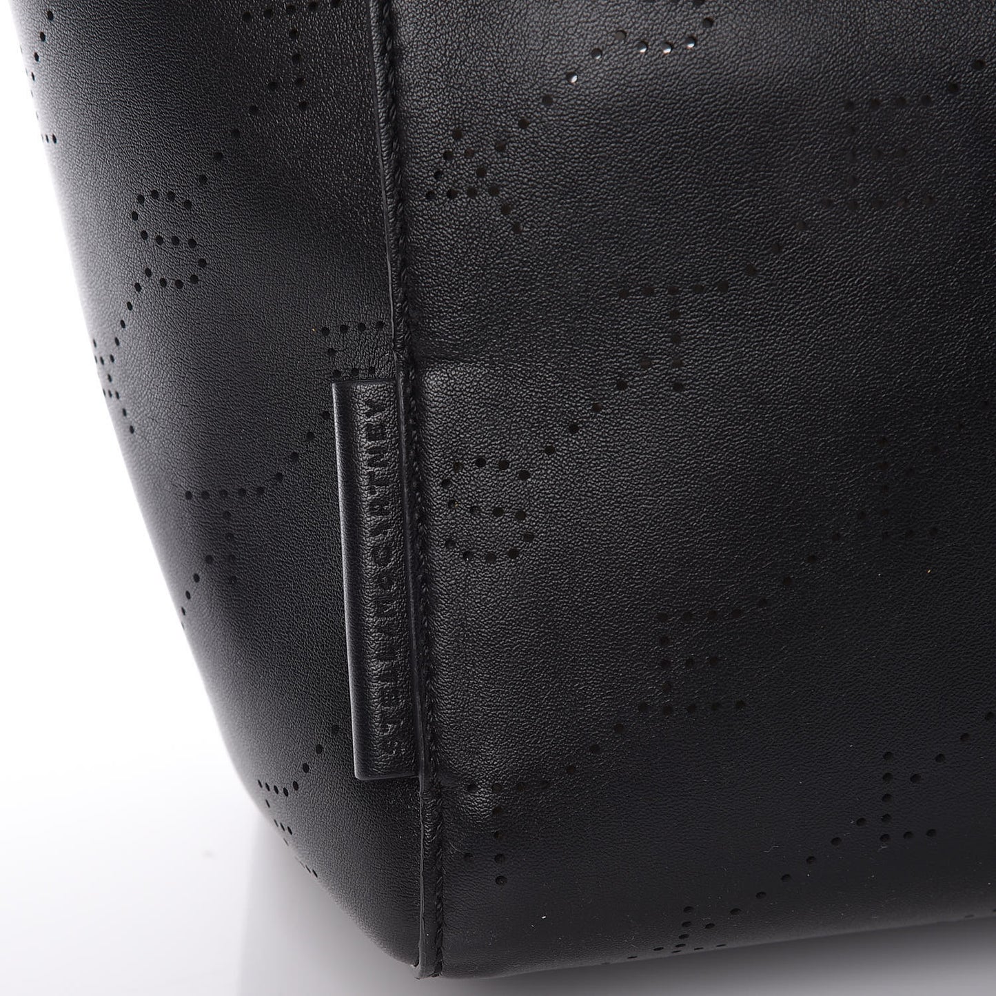 Eco Alter Nappa Perforated Logo Tote Black
