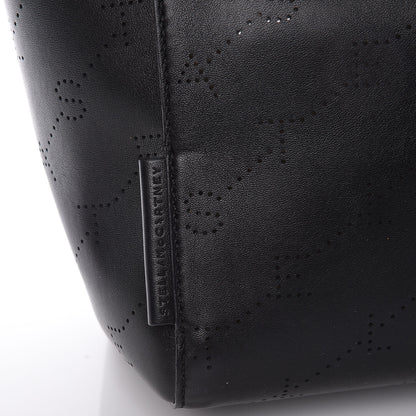 Stella McCartney Eco Alter Nappa Perforated Logo Tote Black 10 of 10