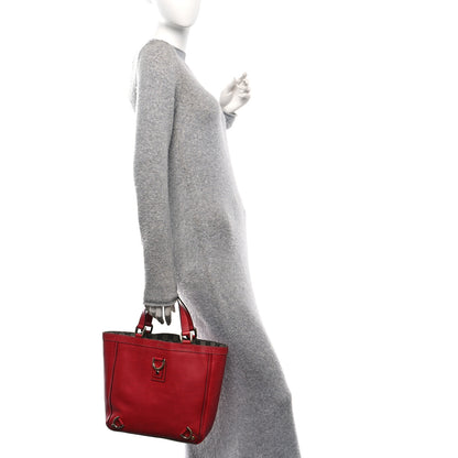 Gucci Calfskin Small Abbey Tote Red 3 of 13