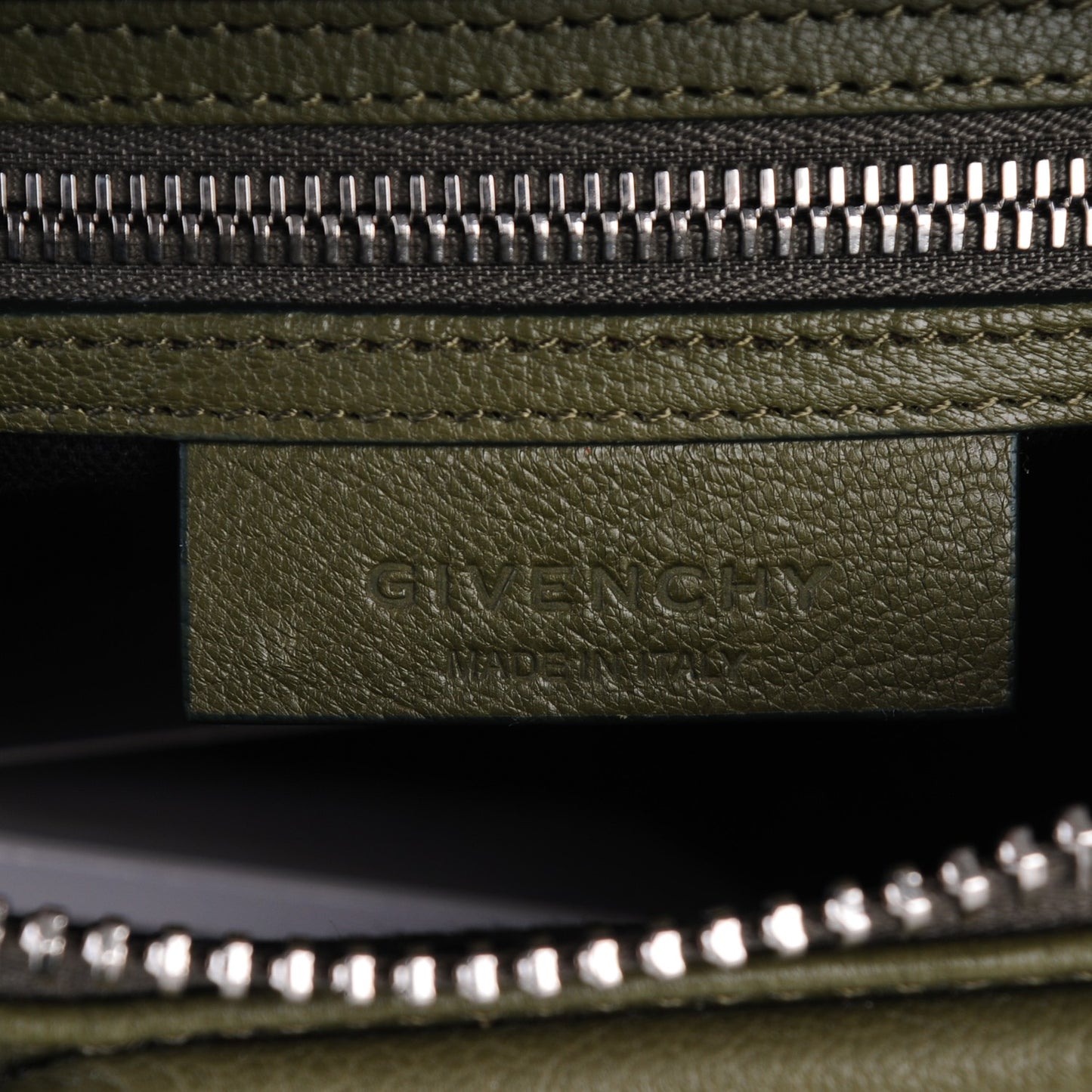 Sugar Goatskin Mini Antigona Khaki