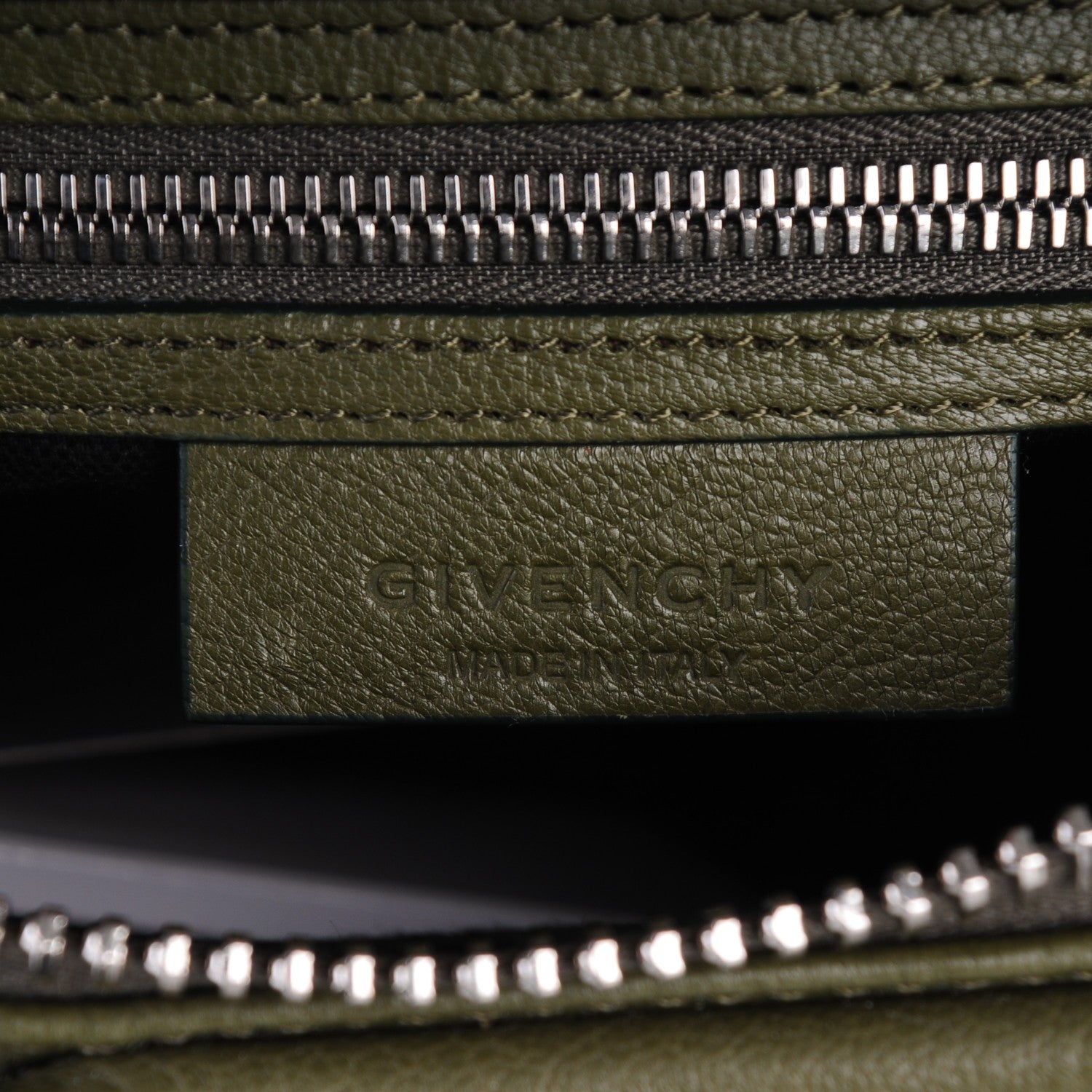 Givenchy Sugar Goatskin Mini Antigona Khaki 6 of 7