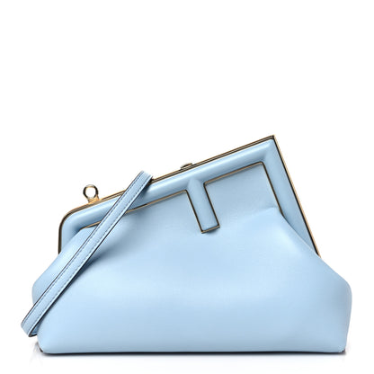 Fendi Shiny Nappa Small Fendi First Azzurro Baby 1 of 10
