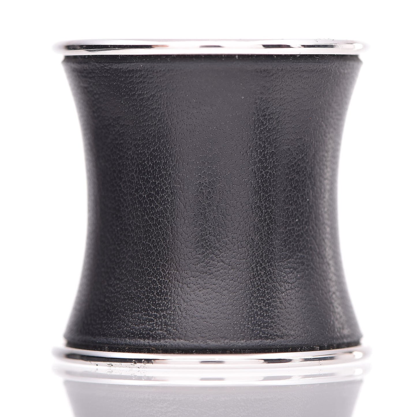 Lambskin Scarf Ring Black