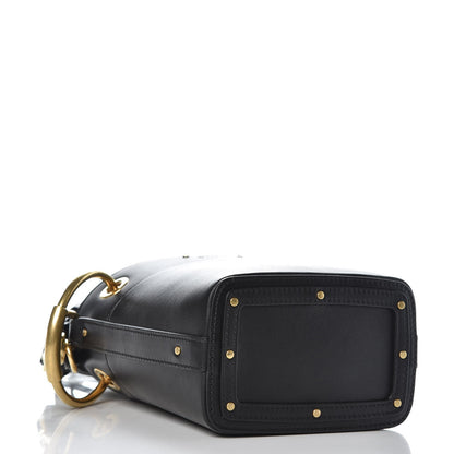 Chloe Smooth Calfskin Mini Roy Bucket Bag Black 4 of 7