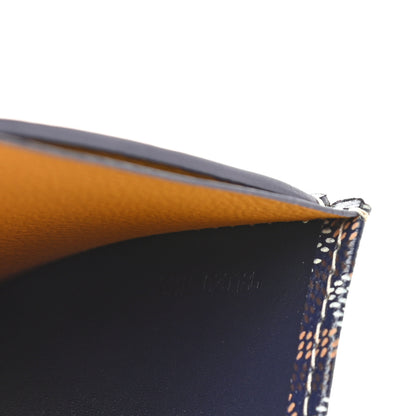 Goyard Goyardine Moliere Wallet Navy 7 of 8