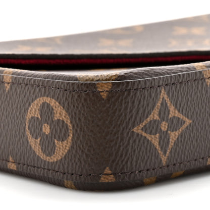 Louis Vuitton Monogram Pochette Felicie Chain Wallet Fuchsia 12 of 13