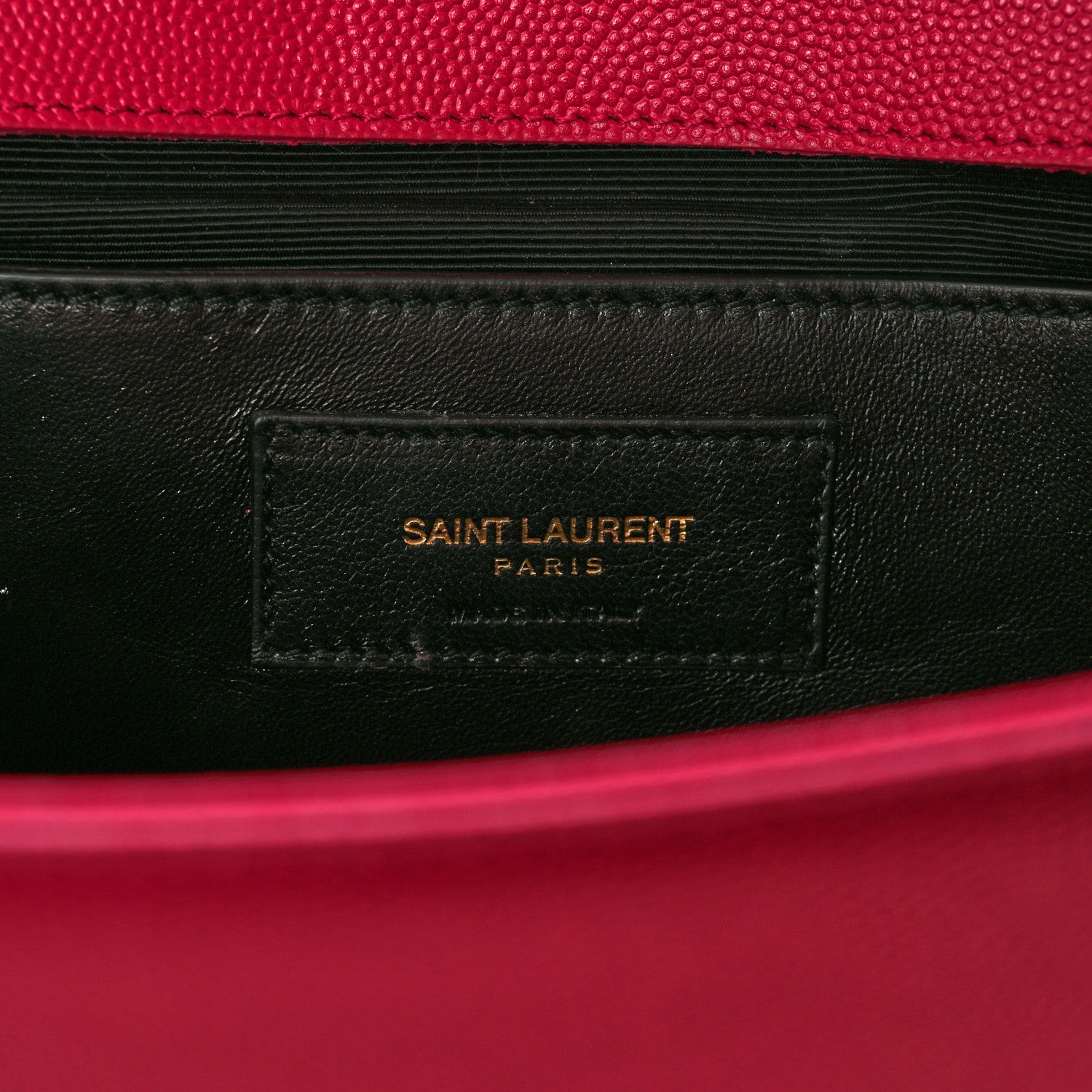 Saint Laurent Grain De Poudre Classic Monogram Cassandre Clutch Lipstick Fuchsia 6 of 12