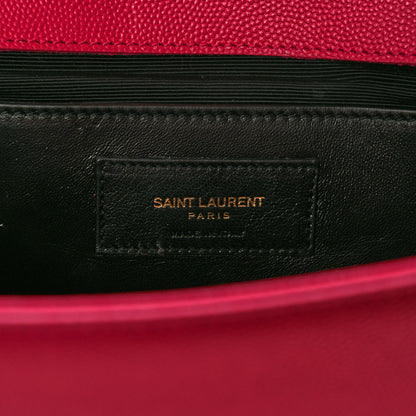 Saint Laurent Grain De Poudre Classic Monogram Cassandre Clutch Lipstick Fuchsia 6 of 12
