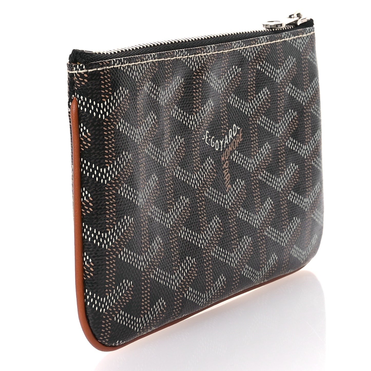 Goyardine Mini Senat Pochette Black Gold
