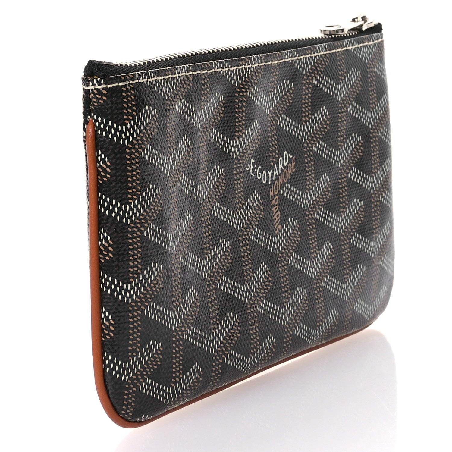 Goyard Goyardine Mini Senat Pochette Black Gold 3 of 8