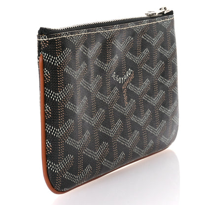 Goyard Goyardine Mini Senat Pochette Black Gold 3 of 8