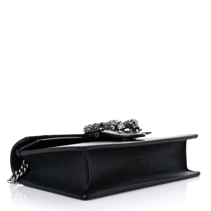 Gucci Calfskin Super Mini Dionysus Shoulder Bag Black 5 of 10