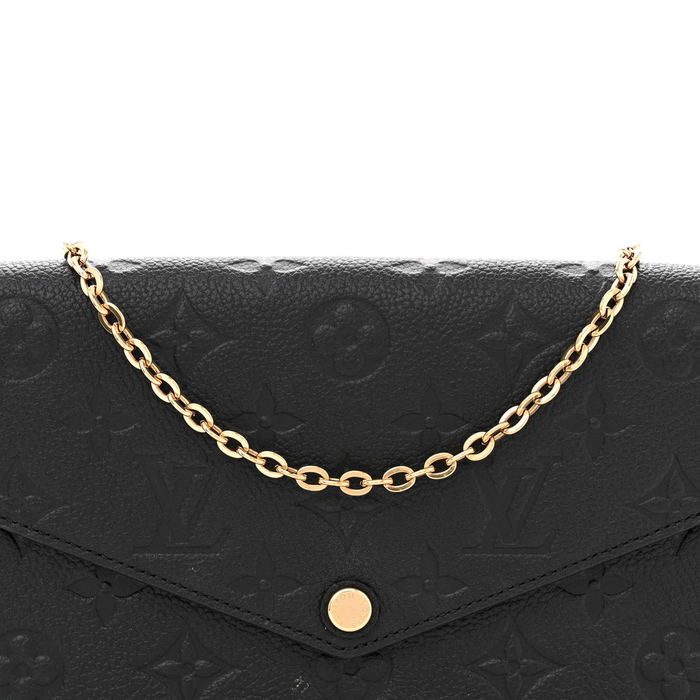 Empreinte Pochette Felicie Chain Wallet Black