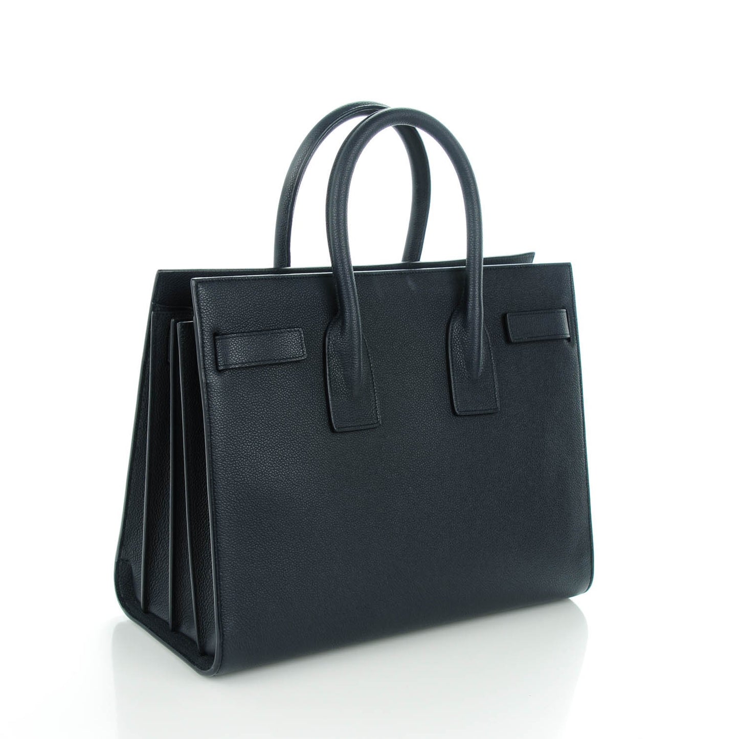 Grained Calfskin Small Sac De Jour Marine