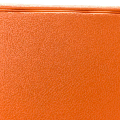 Hermes Taurillon Clemence Birkin 35 Orange 14 of 15