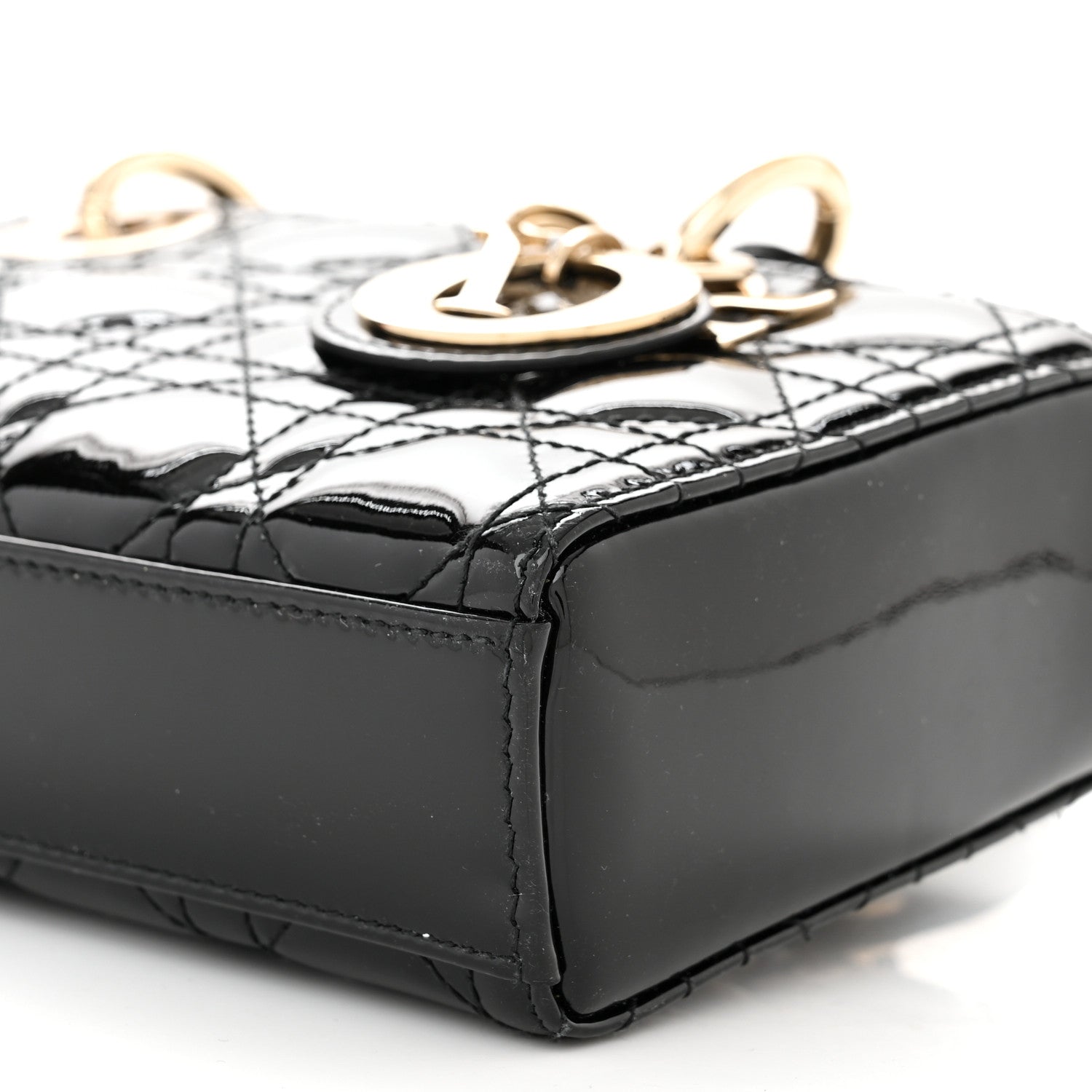 Christian Dior Patent Cannage Small Lady D-Joy Black 9 of 9