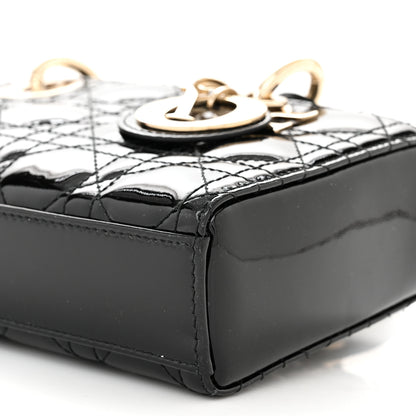 Christian Dior Patent Cannage Small Lady D-Joy Black 9 of 9