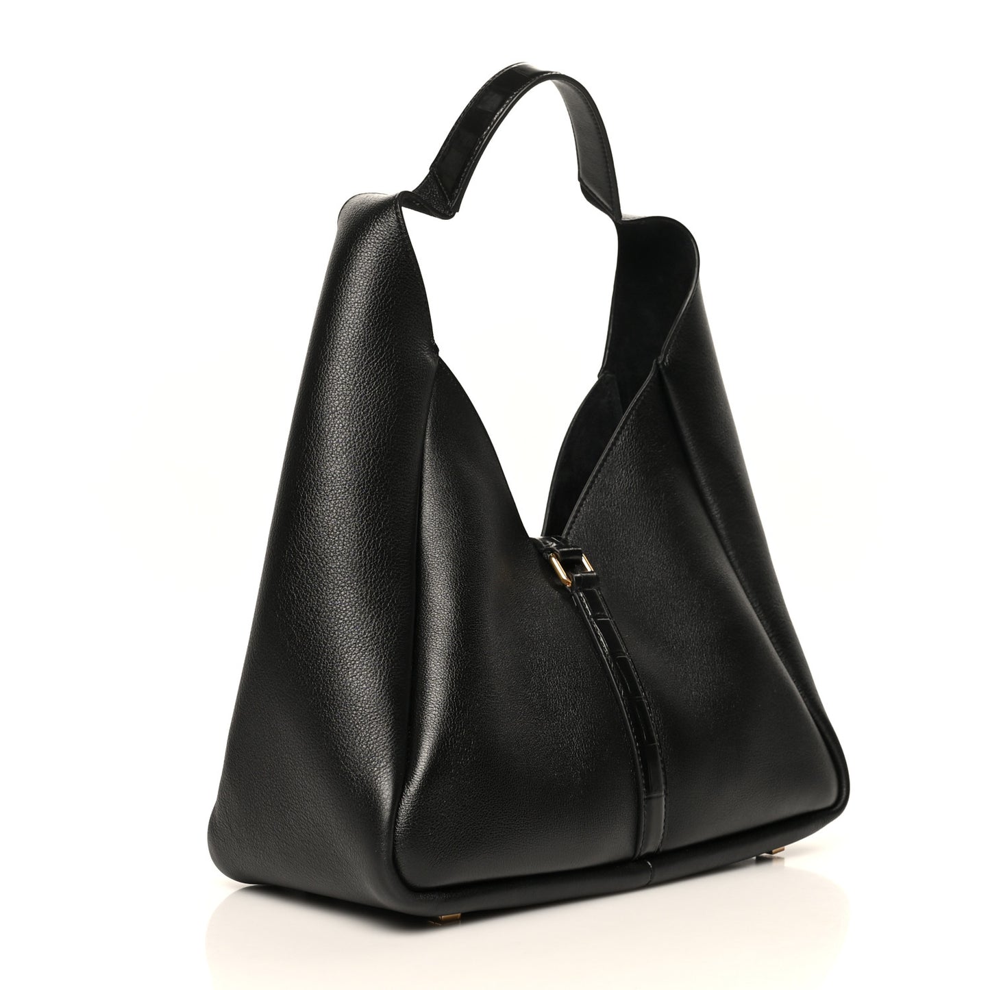 Calfskin Medium G-Lock Hobo Black