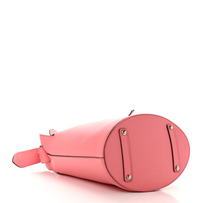 Burberry Supple Calfskin Medium Bucket Coral Pink 5 of 17